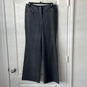 Express Wide Waist Editor Pants - Dark Gray